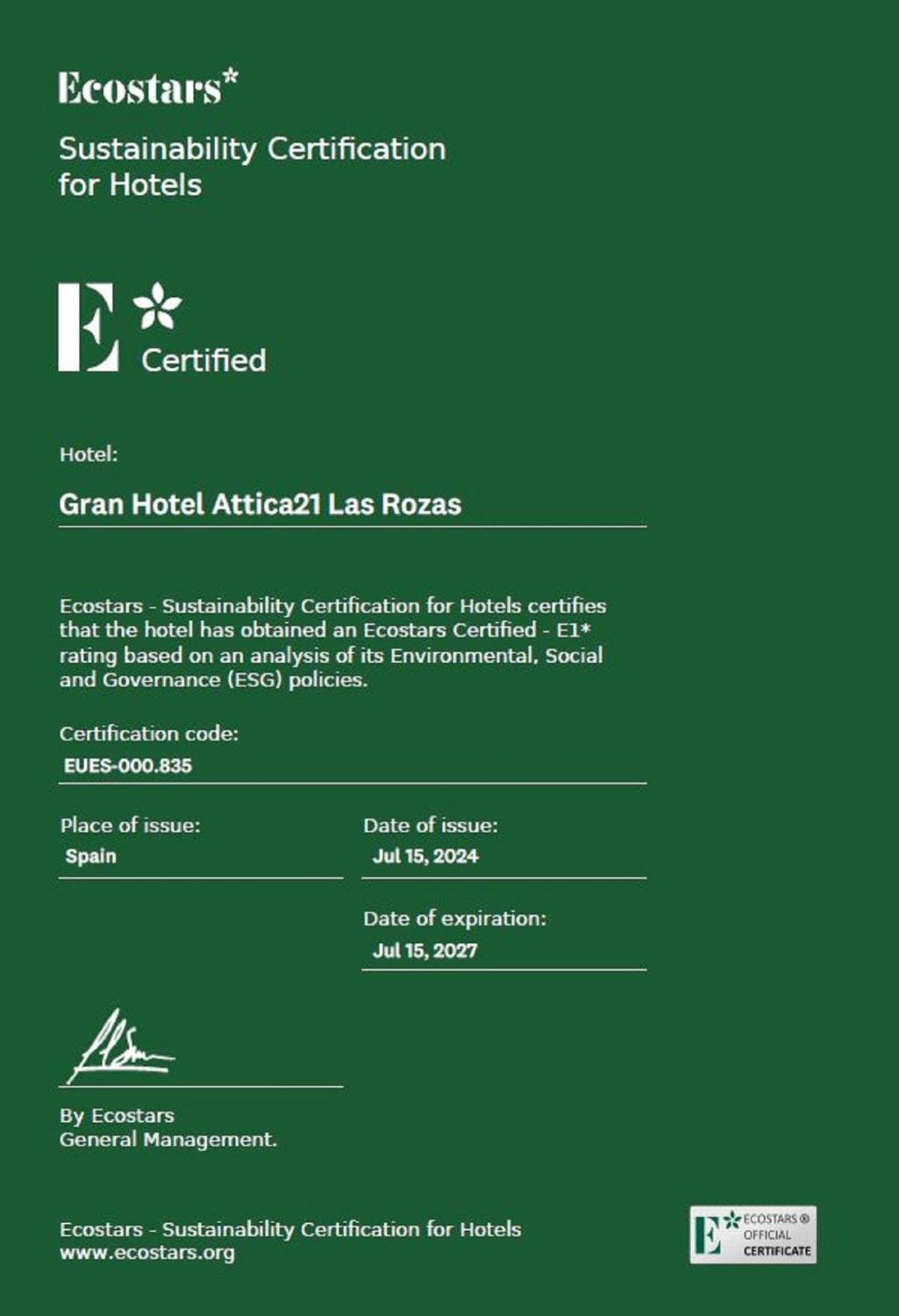 Hotel Attica21 Las Rozas Екстериор снимка